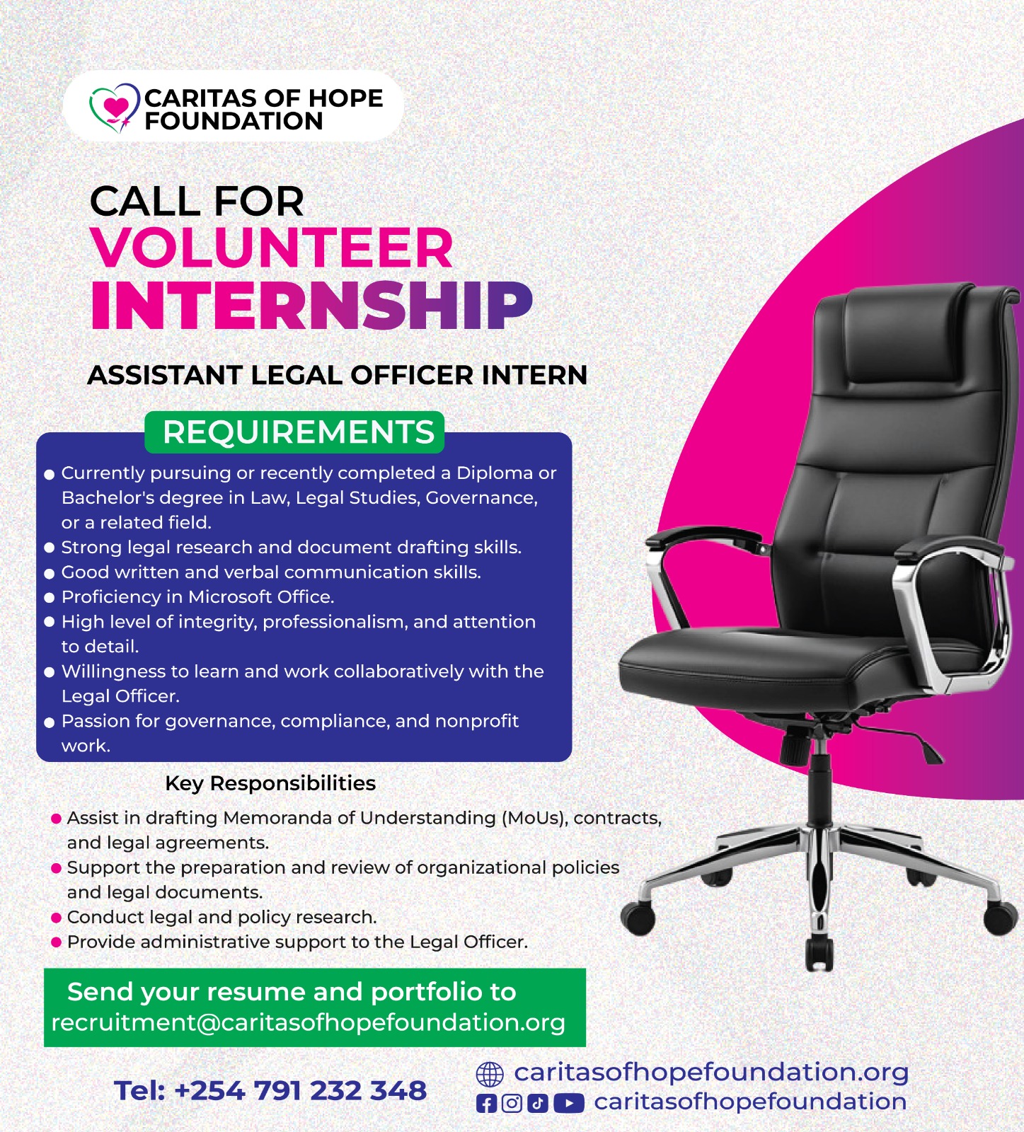 Assistant Legal Officer Intern